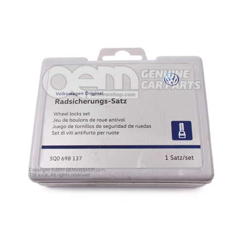 1 zestaw szpilek do kół, antykradzieżowych 5Q0698137