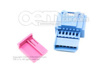 Płaska obudowa styków z możliwością blokady styków, pojedynczy przewód 6Q0972716 (2)