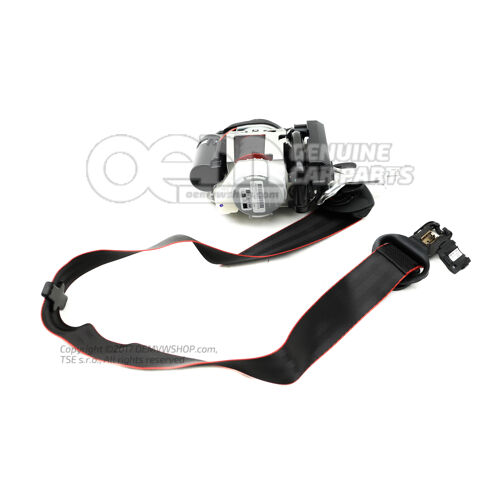 Trzypunktowy automatyczny pas bezpieczeństwa z napinaczem Soul (czarny)/crescendo czerwony 4K8857705N VM1