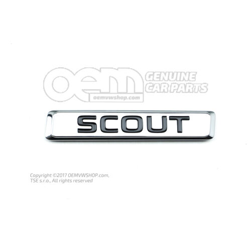 Napis chrom kolory/czarny Skoda Octavia 5E 5E0898101