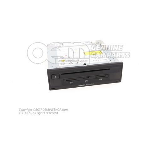 Jednostka sterująca elektroniką informacyjną z radiem, bluetooth i napędem SD/CD 565035021B