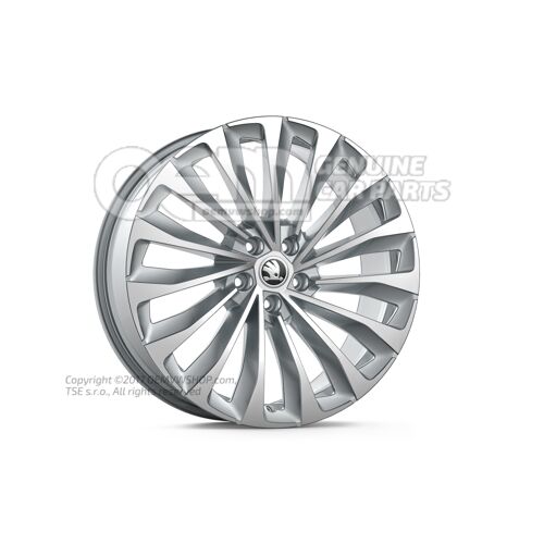 Obręcz aluminiowa Diamentowo-srebrna 5LG071490C 8Z8