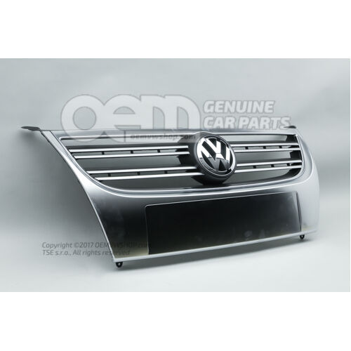 Osłona chłodnicy czarna/chrom matowy jedwab 1T0853651P WXS