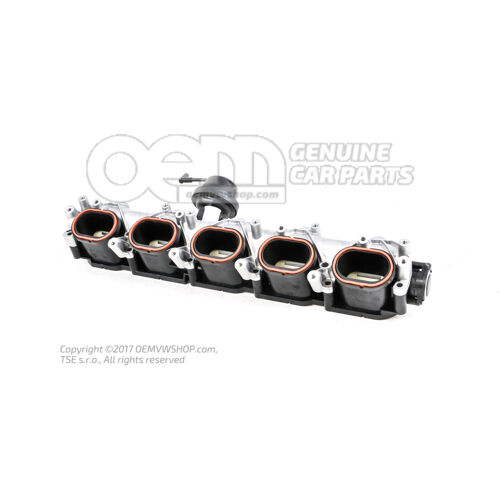 Dolna część kolektora dolotowego Audi RS6/RS6 plus/Avant Quattro 4F 07L133110AA