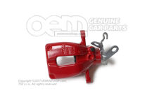 5F0615424 SEAT Leon / Volkswagen Golf/Variant/4motion / Skoda Octavia obudowa zacisku hamulcowego czerwona bez klocków hamulcowych rozmiar 310x22mm tył prawy 5F0615424 (1)