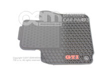 komplet dywaników (gumowych) czarnych Volkswagen Golf 5K 1K1061550HB041 (3)