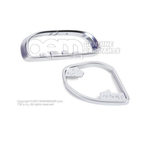 1 zestaw aluminiowych pierścieni dekoracyjnych 3AA898198B 3Q7