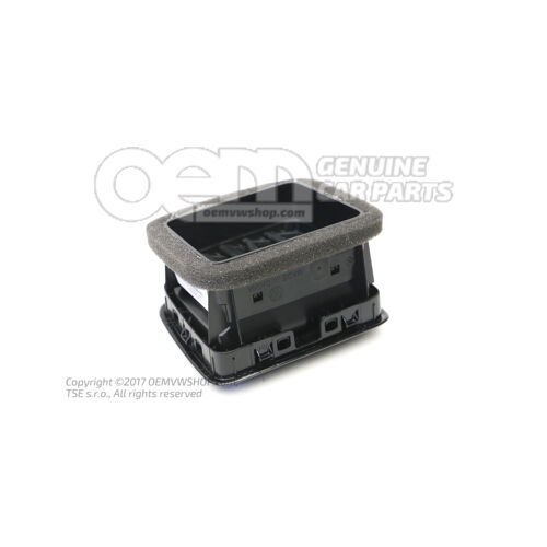 Wentylacja Satyna czarna/czarna 2H6819704C QWA