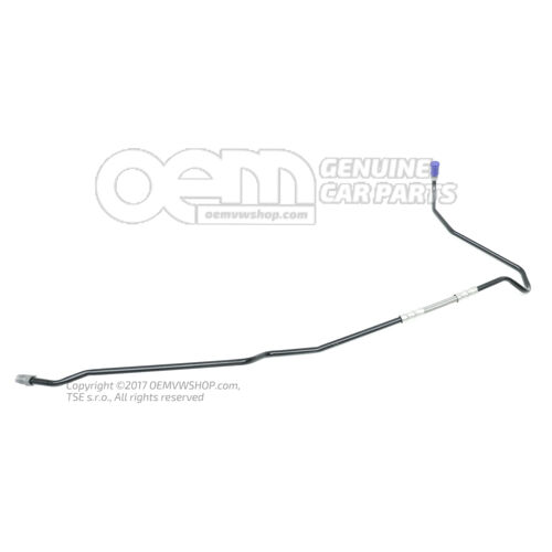 Przewód hamulcowy od głównego cylindra hamulcowego do hydrauliki Skoda Superb 3U 3B2614705F