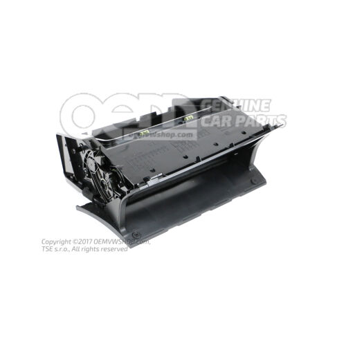 Schowek w kolorze tytanowo-czarnym Volkswagen Golf 5G 5G2863391K 82V