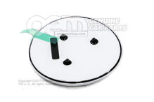 Emblemat Skody, czarny/chrom 3V0853621A FOD (3)