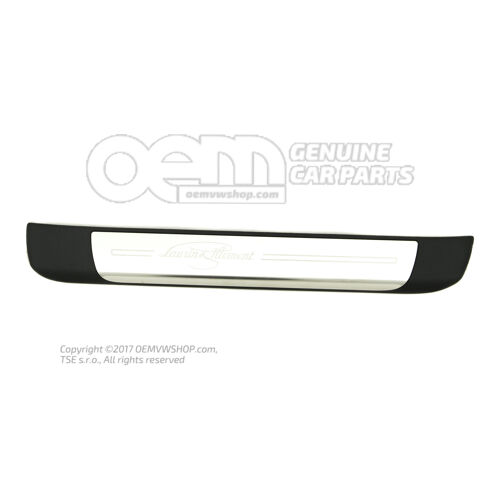 Listwa podłużnicy satynowa czarna 3T0853542A 9B9