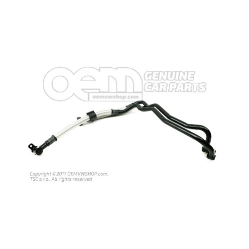 Przewód ciśnieniowy oleju do chłodzenia oleju silnikowego 4L0117317B