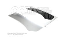Ramka aluminiowa szczotkowana w kolorze srebrnym 4G0864261K 1NK