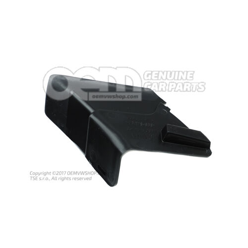 Obróbka tylnego światła w kolorze satynowo-czarnym 3C8945311A 9B9