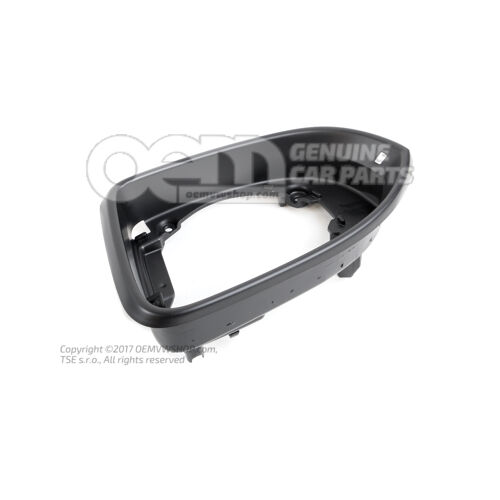 Rama lustra satynowo czarna 3G0857601  9B9