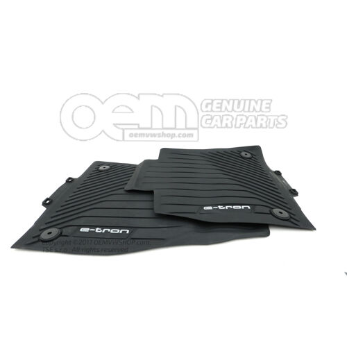 zestaw dywaników na każdą pogodę Z napisem: Czarny 4KL061501  041