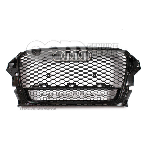 Osłona chłodnicy czarny połysk/czarny połysk Audi RS3 Sportback 8V 8V4853651D ALZ