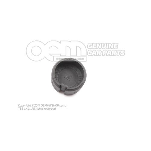 Wtyczka satynowa czarna 7H0863559  9B9