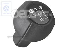 Gałka zmiany biegów (skórzana) Gałka zmiany biegów czarna 443711141C 1BX