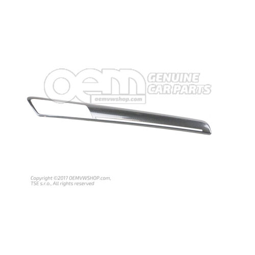 Listwy ozdobne z matowego aluminium/karbonu 5G4858066B CSJ