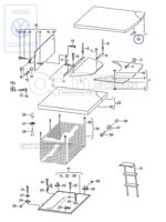 Tapicerka łóżka 701070743B Tapicerka łóżka 701070743B
