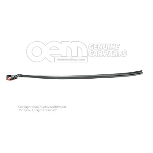 Uszczelka otworu okiennego, satynowa, czarna 1Y0837477C B41