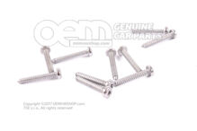 Wkręt do paneli z łbem owalnym N  10657001