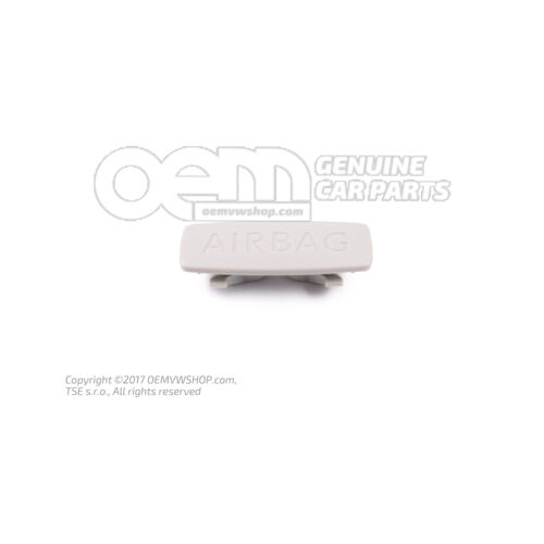 Taśma z emblematem, perłowo-szara 5G0853437  Y20