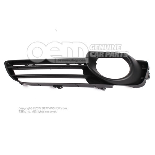 Grill czarny satynowy Audi Q7 4L 4L0807675  01C