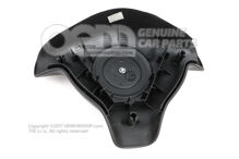 Zaślepka przycisku klaksonu w kierownicy, satynowo czarna 6K0419669AF01C (2)