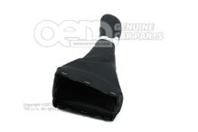 Gałka dźwigni zmiany biegów (skóra) czarny satynowy/wysoki chrom Skoda Octavia 5E 5E1713123AMDYT (1)