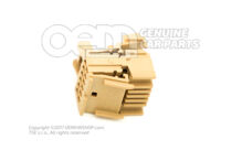 Płaska obudowa styków z mechanizmem blokującym styki przednia kamera do programów wspomagających kierowcę 8W0972112A (1)