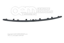 Listwy ozdobne zderzaka satynowo czarne Skoda Superb 3T 3T0853551  9B9