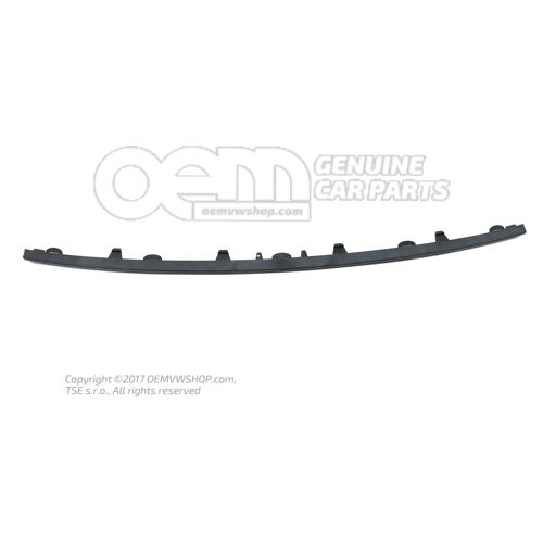 Listwy ozdobne zderzaka satynowo czarne Skoda Superb 3T 3T0853551  9B9