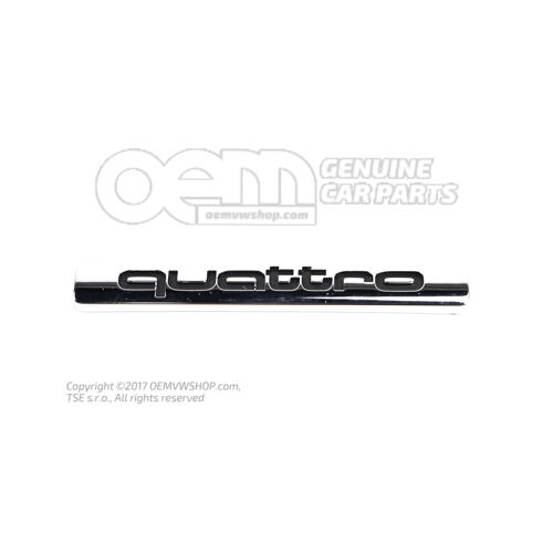 Napis chromowany 4B0853737D 2ZZ