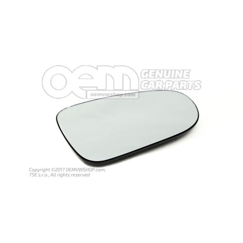 Szkło lustrzane (wypukłe) z płytką nośną 7M0857522A