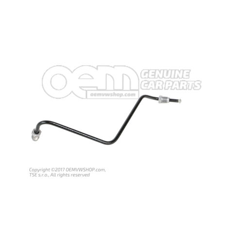 Przewód hamulcowy od przewodu hamulcowego do obudowy tłoka 7P6614161