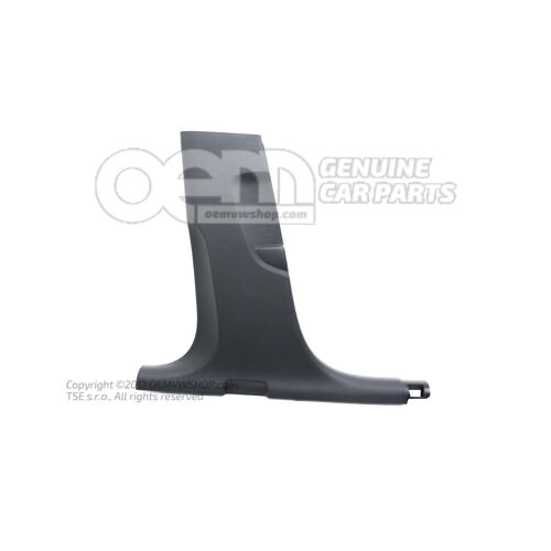 Okładzina słupka b szabla (czarna) 8V4867239  4PK