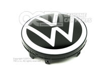 Emblemat VW Czysta biel/czarność 1T3853600  AWA