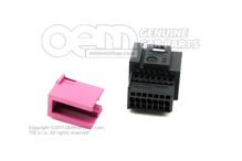 Płaska obudowa złącza z mechanizmem blokującym styki 6Q0972737 (1)