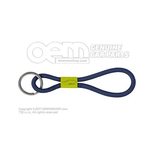 5HG087010  655 Key tag, Dark Blue, "2019", Golf Collection
