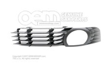 Kratka nawiewu satynowa czarna Audi A8/S8 Quattro 4E 4E0807682D 01C