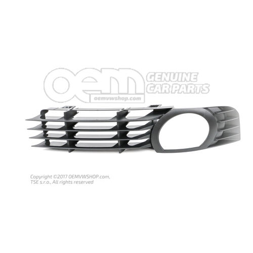 Kratka nawiewu satynowa czarna Audi A8/S8 Quattro 4E 4E0807682D 01C