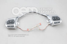 1 zestaw przełączników wielofunkcyjnych do kierownicy wielofunkcyjnej 5K0998537B