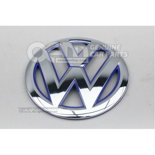 Emblemat VW chromowany połysk/ultra granatowy 5GE853600  AFL