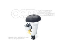 Manetka zmiany biegów (skórzana) soul (czarna) 8P2713141C QBZ