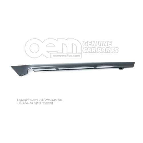 Listwa tapicerki drzwi czarna Skoda Octavia 5E 5E0867068  SI7