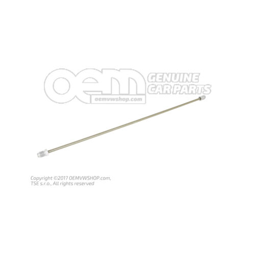 Przewód hamulcowy od głównego cylindra hamulcowego do hydrauliki 2E0611711