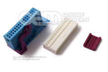 Płaska obudowa styków z mechanizmem blokującym element przyłączeniowy centrala sterująca drzwiami 1J0972977D (1)